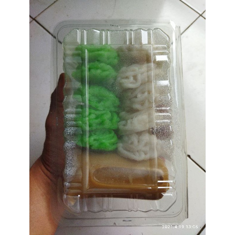 Kue Putu Mayang 10 pcs + kuah Gula Jawa