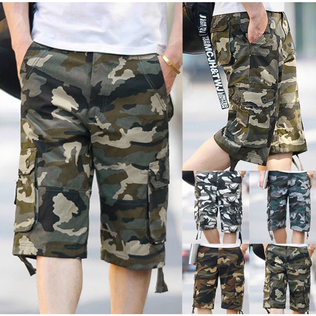 celana pendek cargo army celana pendek cargo pria camo army original terbaru distro murah nampol