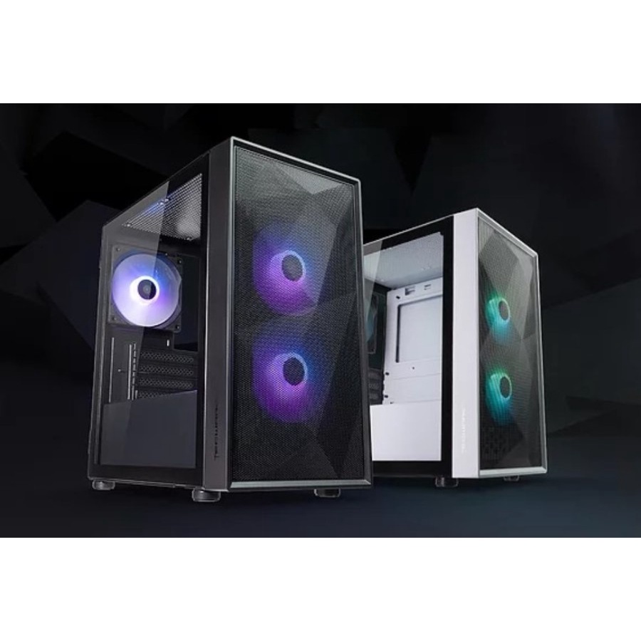 TECWARE FORGE M2 m-ATX 3FAN ARGB - Hitam/Putih