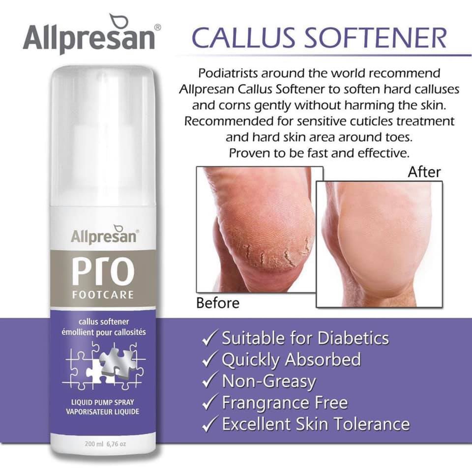 Allpresan Pro Footcare Callus Softener Pump Spray 200ml