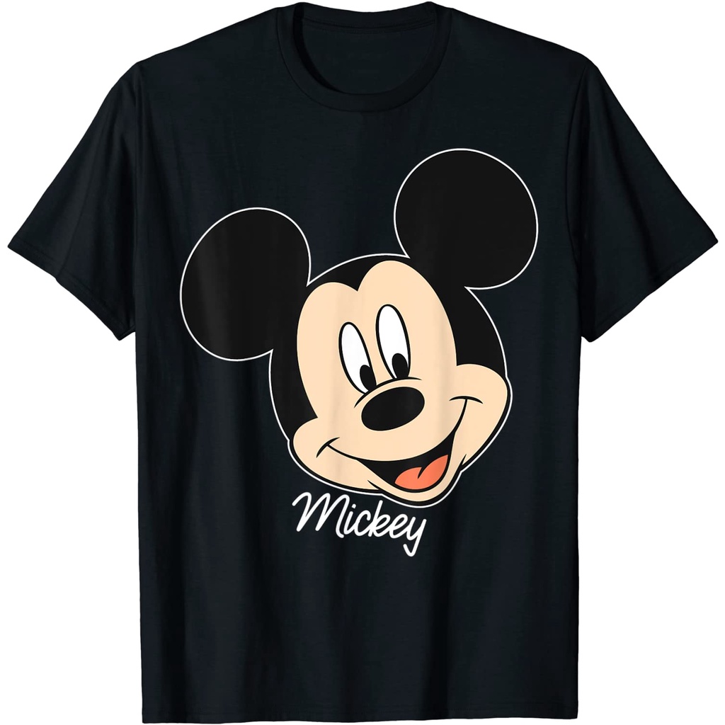 Kaos Dewasa Disney Mickey And Friends Mickey Mouse Big Face T-Shirt - Kaos Pria - Kaos Wanita - Kaos