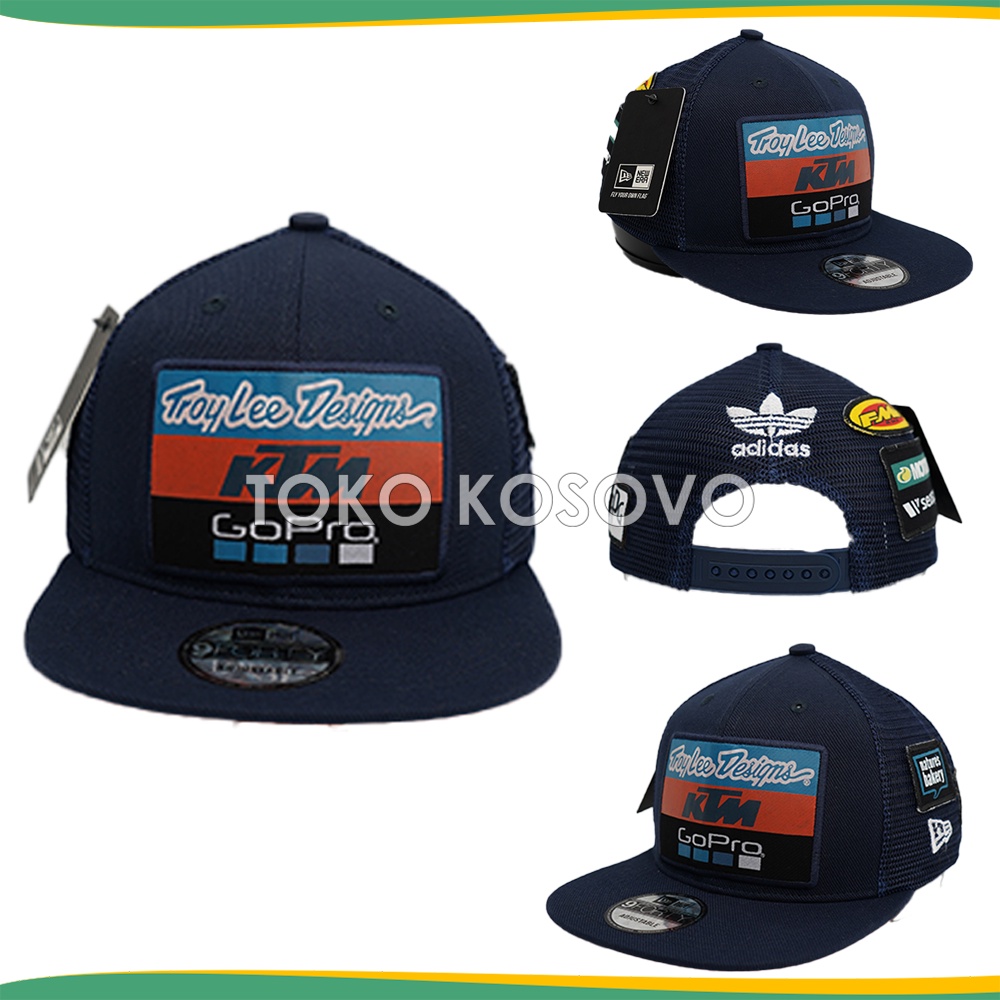 Topi Snapback Trucker KTM Motocross Grade ORIGINAL Hip Hop Rapper Podium Jaring Trail 9 Forty Racing Motor Cross Cap GoPro Troy Lee Designs Abu Hitam Pria Dewasa Ori Distro Murah Premium Import 100% Anak Laki Laki Wanita Unisex Bordir Polos Baseball NY YN