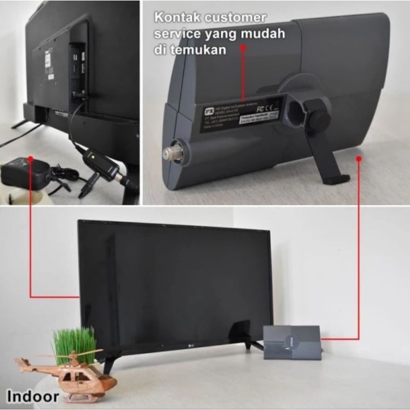 Antena Digital TV Indoor / Outdoor Antenna PX DA-5120