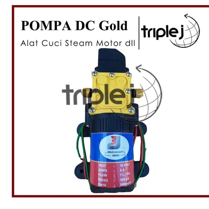 Dinamo pompa DC pompa air 160psi - Pompa air 3J Gold