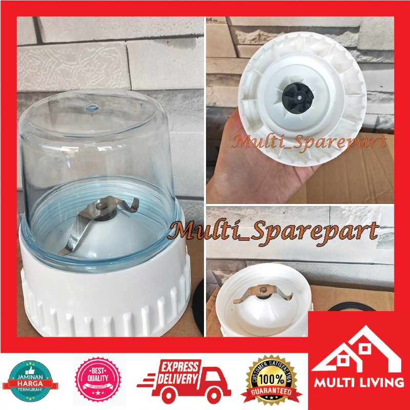 Dry mill  Blender Miyako - pisau bumbu kering Miyako SET Gear Karet