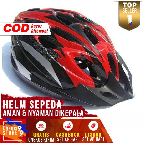 PHMAX Helm Sepeda EPS Foam PVC HS 05 Alat Pelindung Kepala Helem Sepeda Berkualitas Nyaman Digunakan