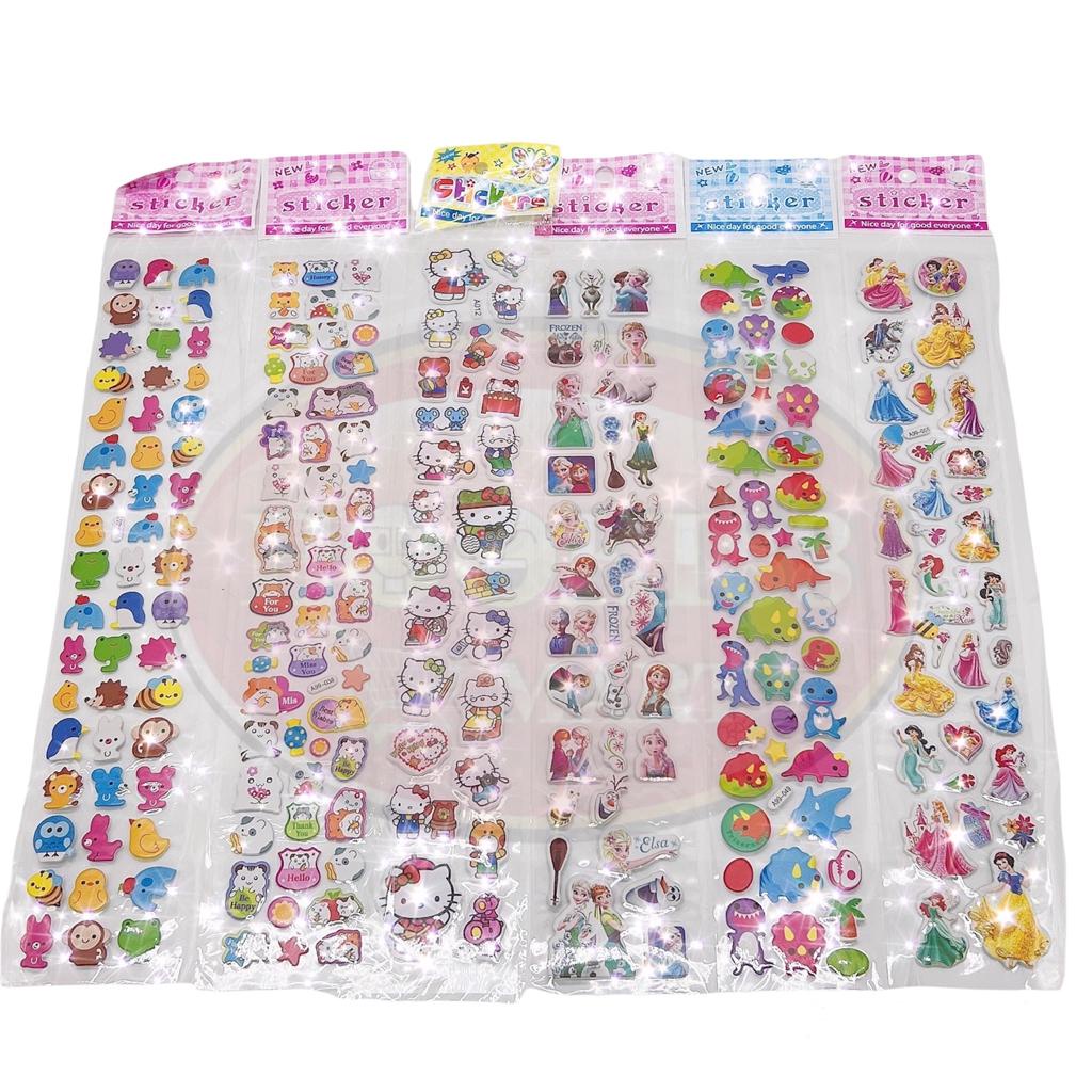 [HK] STICKER MAINAN ANAK 3D / STICKER TEMPEL TIMBUL ANAK ANAK