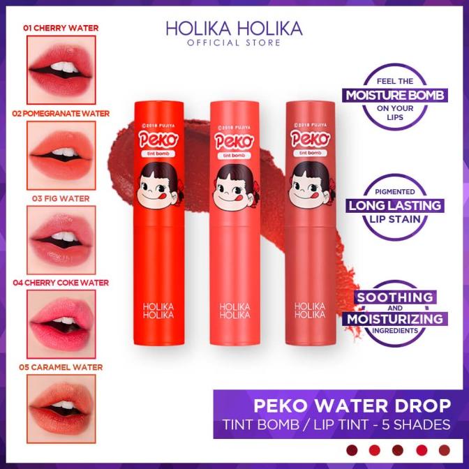 Jual LIP TINT LIP STAIN HOLIKA HOLIKA X PEKO WATER DROP TINT BOMB LIP