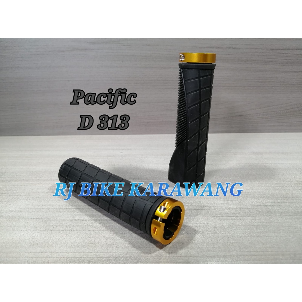 HAND GRIP SEPEDA PACIFIC BLACK SP-D313 dan SP-D314