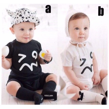 ROMPER INFANT - WHITE