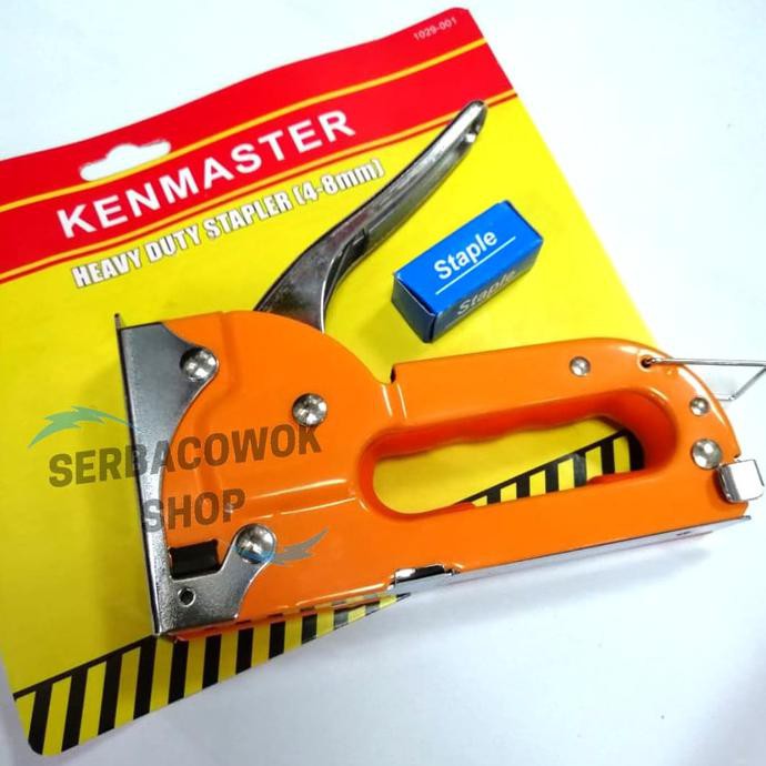 

PAKET MESIN STAPLES JOK TEMBAK STAPLER GUN TANGAN 4 - 8 MM KENMASTER