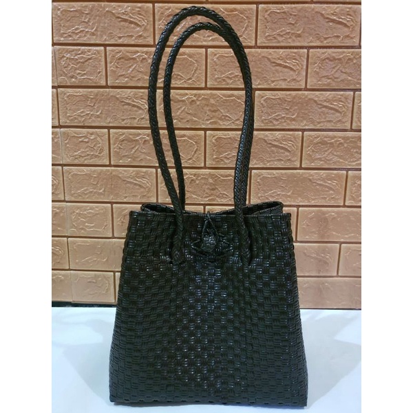 TAS ANYAMAN PLASTIK/TAS JALI PLASTIK/TAS ANYAM SIZE M