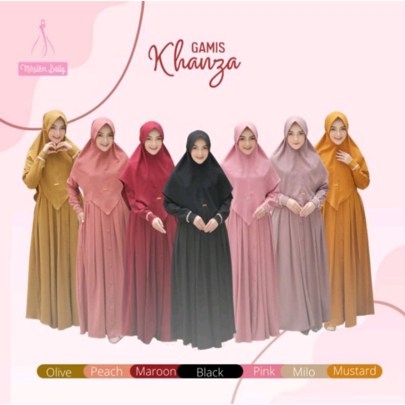 khanza dress by moslem daily