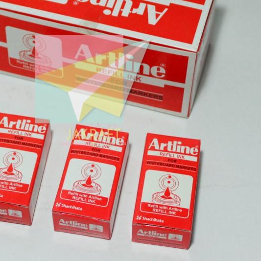 

☑ Tinta Refill Spidol Marker 20ml Whiteboard Papan Tulis ARTLINE Snowman - Black ♢