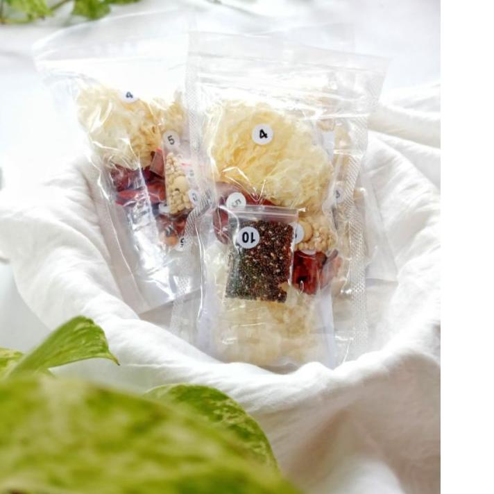 

⛄Mari Dicoba Peachgum Collagen Dessert - Peach gum 10 bahan - 2porsi mini- Cocok buat di jual lagi - HALAL READY!!! #DISKON