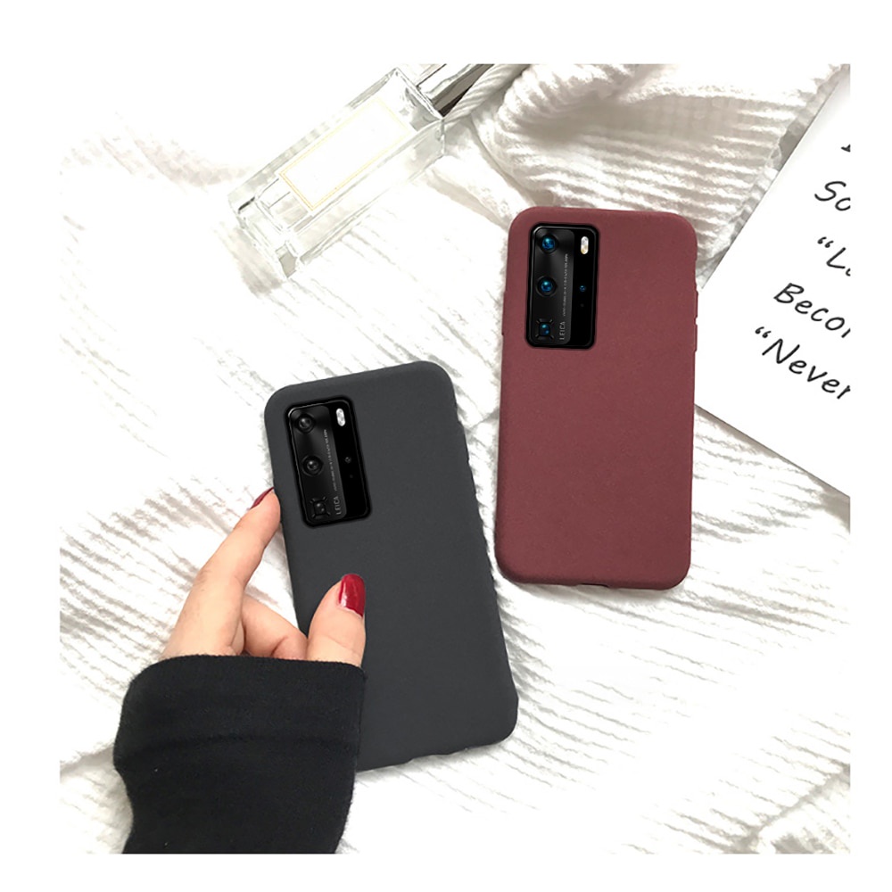 Soft Case Huawei P40 Pro + P30 Pro Slim Matte Silicon Sandstone