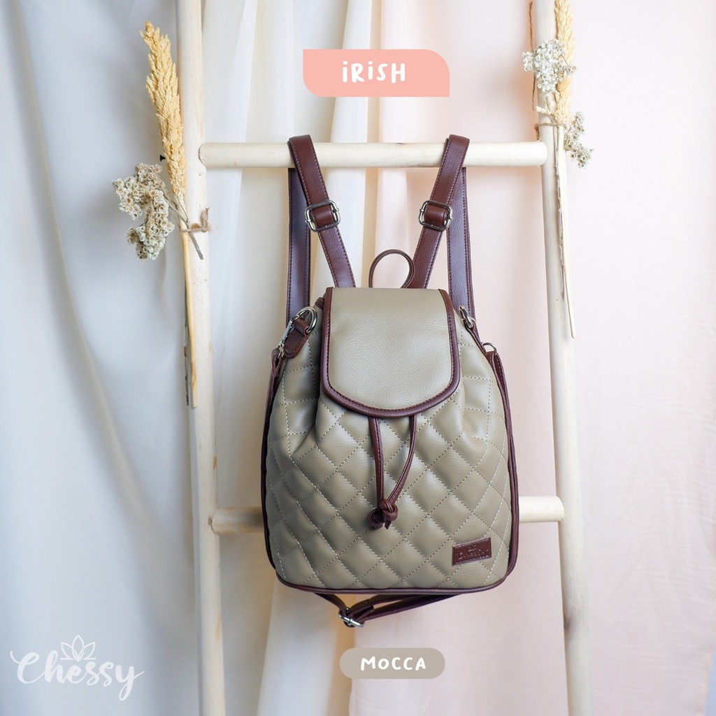 Ransel Kulit Sintetis Cantik Irish By Chessy 3 in 1