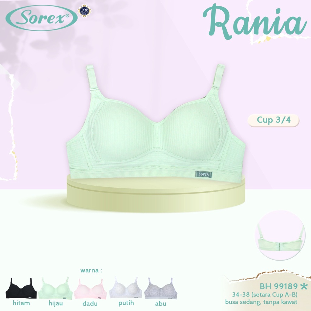 Bra BH Rania Tanpa kawat Semi Sport 99189 Sorex