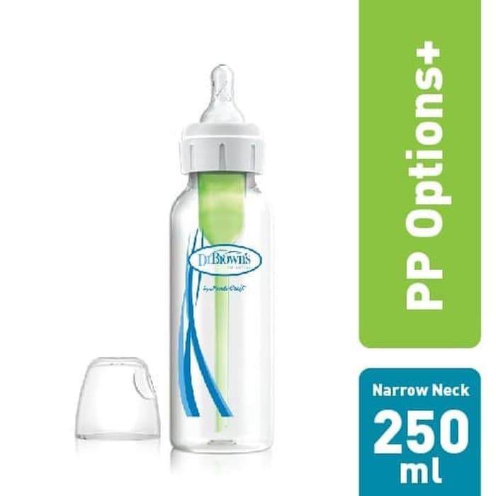 Botol Susu Dr Browns 250ml PP Option+ Narrow Neck Baby Bottle 1 Pack