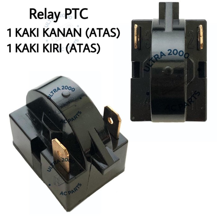 PTC Relay kulkas / relay kulkas kaki 2 / relay kulkas / Riley Ptc Kulkas 1 2 Pintu / Alat Kulkas Tidak Dingin / Alat Servis Sparepart Kulkas Komplit