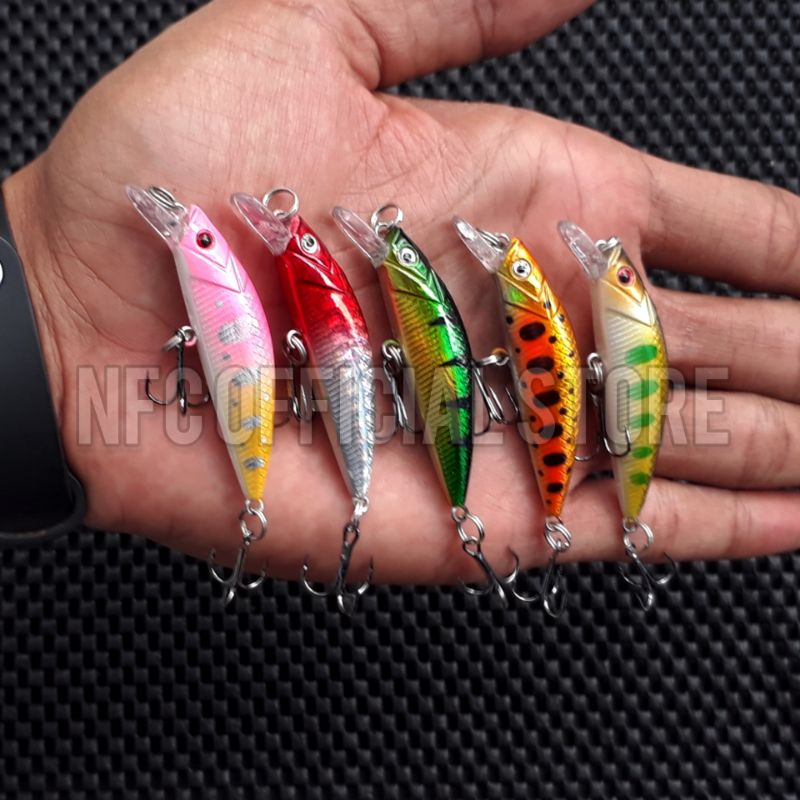 Lure minnow Sinking 6cm / 6gr Replika ALTRON Rekomendasi untuk Ultralight casting