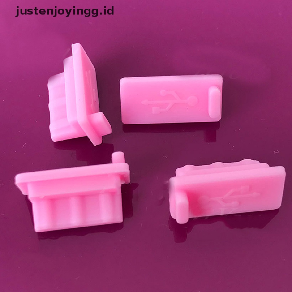 10pcs Plug Jack Female Anti Debu Untuk Port Charger Usb