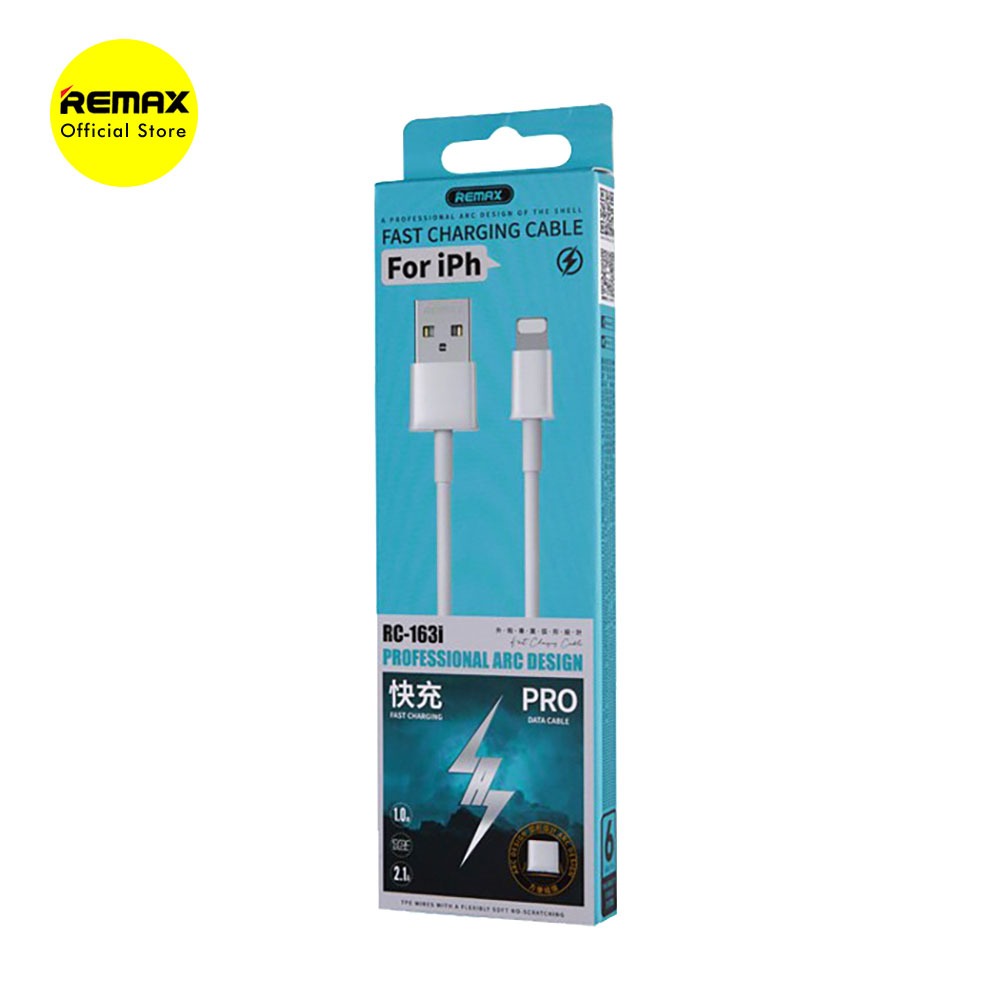 Kabel Data Lightning Remax RC-163I Pro 2.1A Fast Charging USB Cable