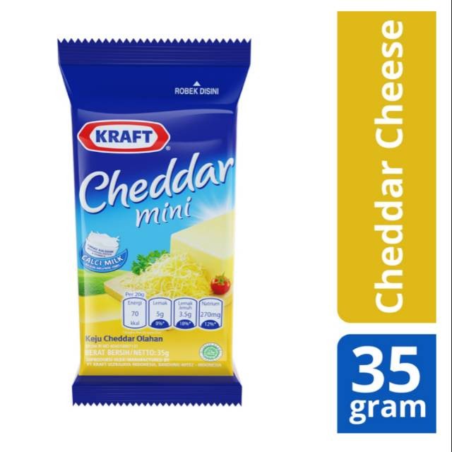 

KRAFT CHEDDAR MINI 35G