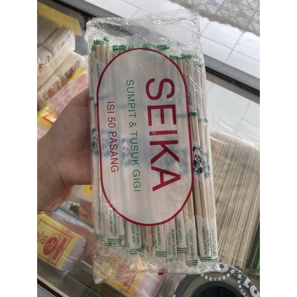 Sumpit | Sumpit Bambu | Sumpit Bambu Seika (1 pack 50 pasang)