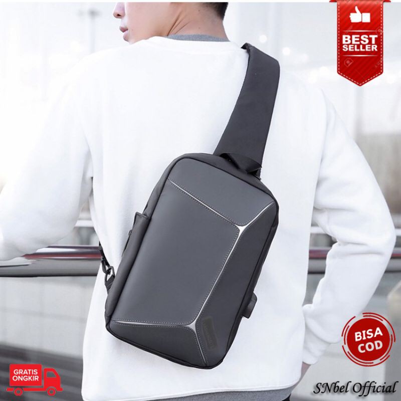 Tas Selempang Slempang Waist bag Sandang Samping Kain Import Pria Wanita Cowok Cewek Distro Murah