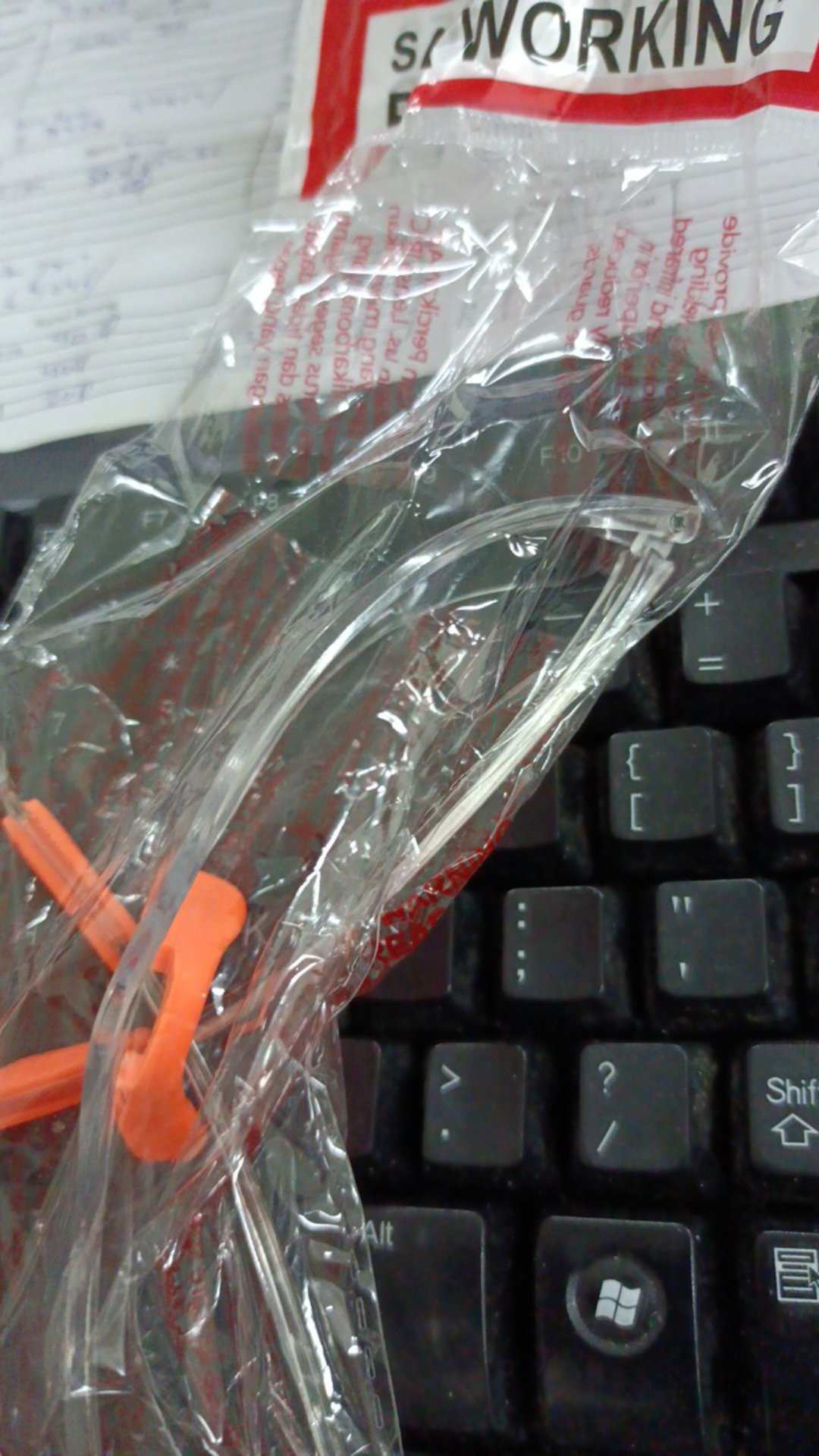 Kacamata Las Putih Bening Safety Glases