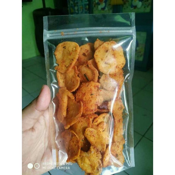 

Basreng daun jeruk pedas gurih renyah tidak keras