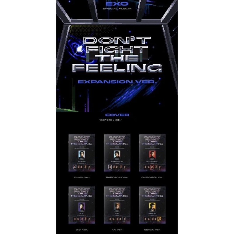 [READY STOCK] EXO ALBUM DON’T FIGHT THE FEELING (EXPANSION VER.) ALL MEMBER (CEK DESKRIPSI]