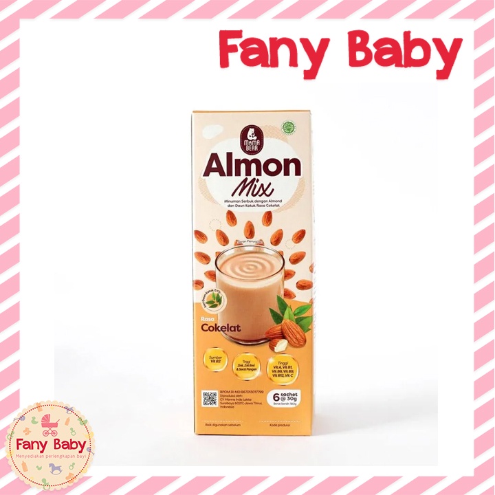 MAMABEAR ALMON MIX COKELAT 180GR / ASI BOOSTER