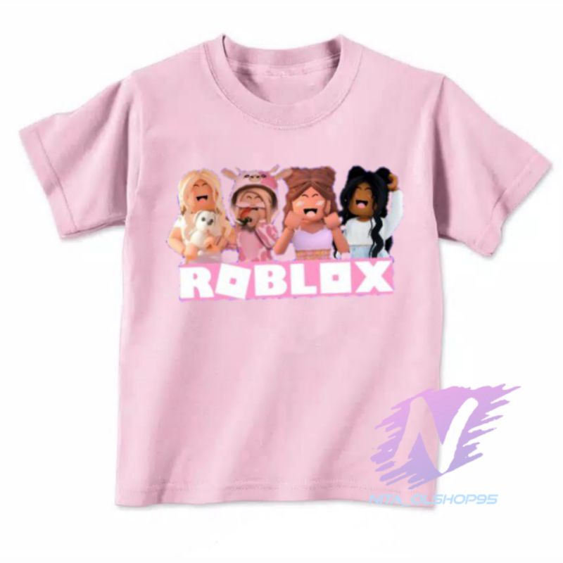 kaos roblox girl baju kaos anak roblok