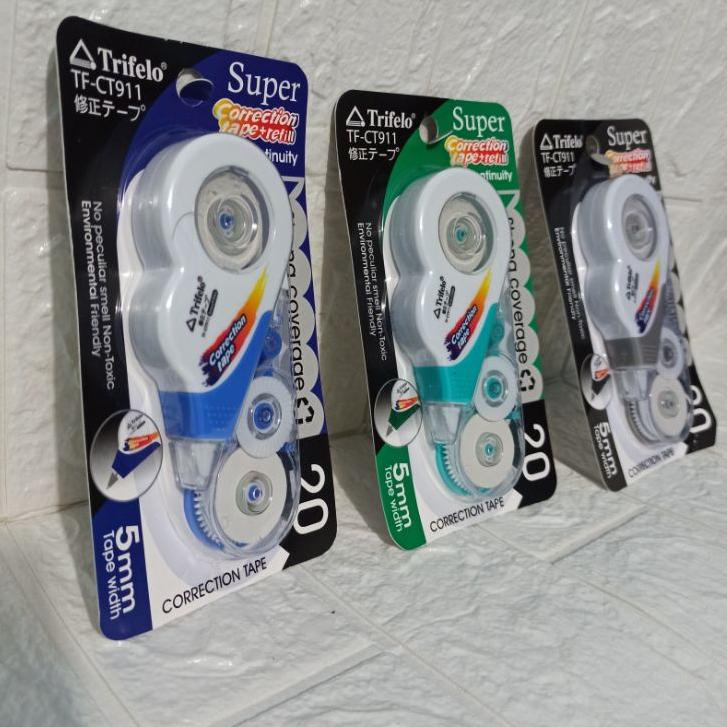 

IDk9K4w--Tipe X Kertas Dauble Correction Tape 20 meter + Refill