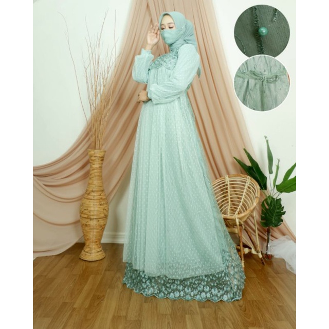 gamis pesta terbaru/kebaya wisuda/gamis brokat/kebaya original/seragaman pesta