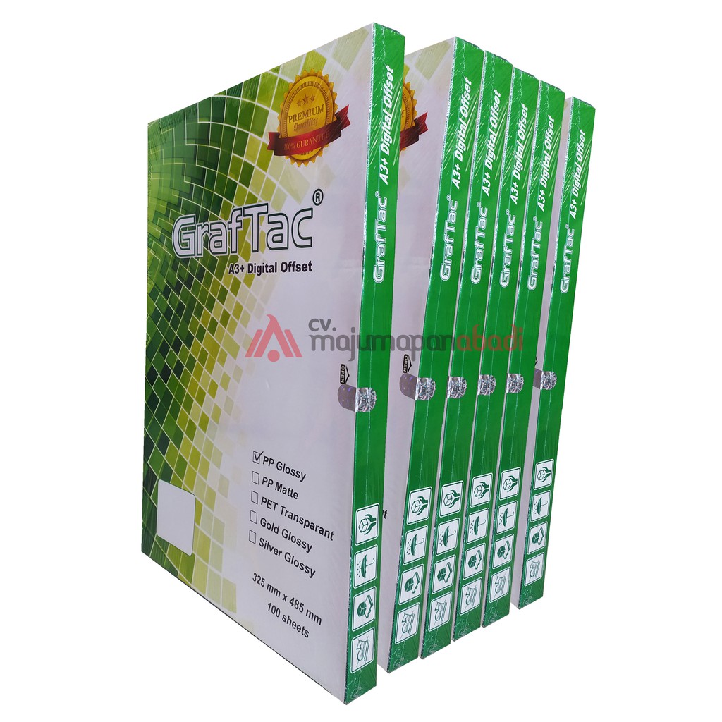 

Sticker Vinyl Graftac A3+ Digital Offset (100 Lembar)