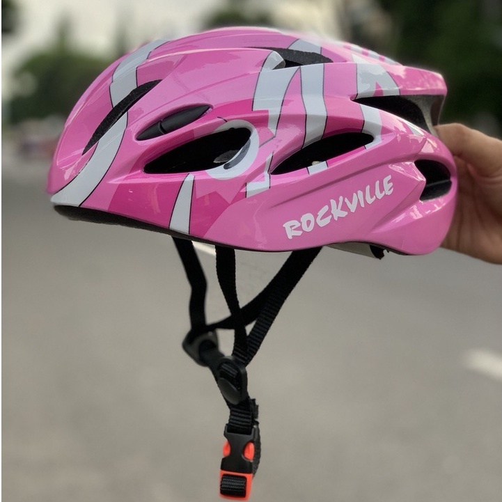 Helm Sepatu Roda Inline Skate Flying Eagle BKB K3 for kids Pink