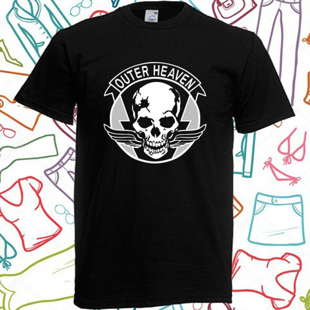 Kaos Metal Gear Solid Outer Heaven Tshirt Bahan Katun Casual Unisex T-SHIRT Terbaru