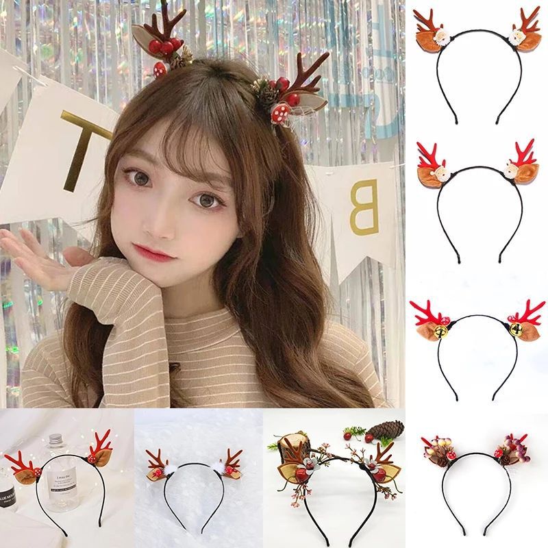 Bando anak / dewasa ada lampu bando rusa christmas lucu