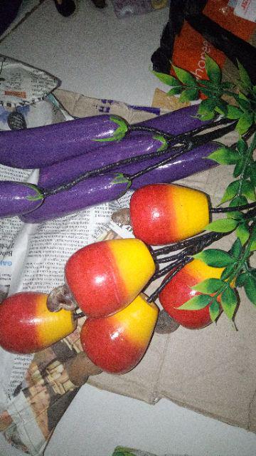 Artificial Fruits / Buah Palsu, Hiasan Dinding Aneka Buah Mirip Aslinya, Isi 6