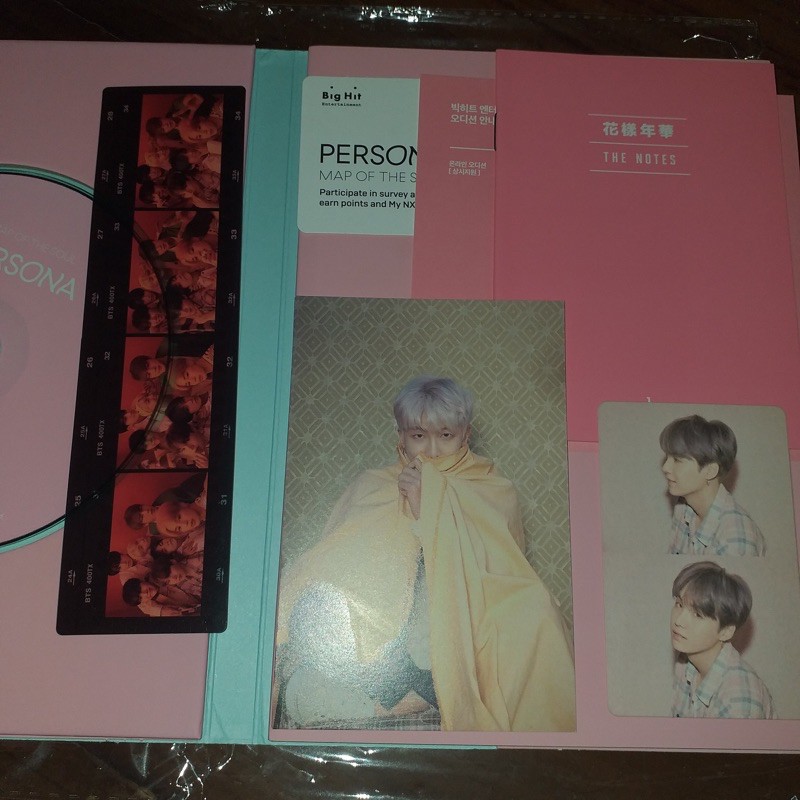 [ preloved album ] photocard / pc suga mots persona ver1 / versi 1 (fullset)