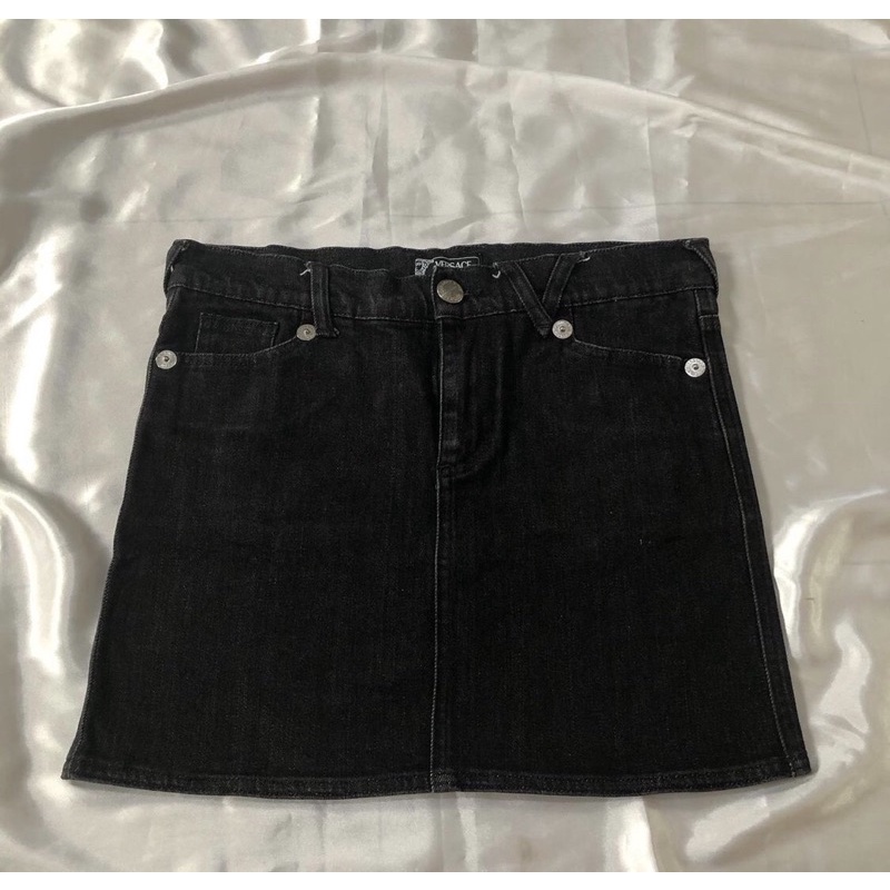 black denim skirts