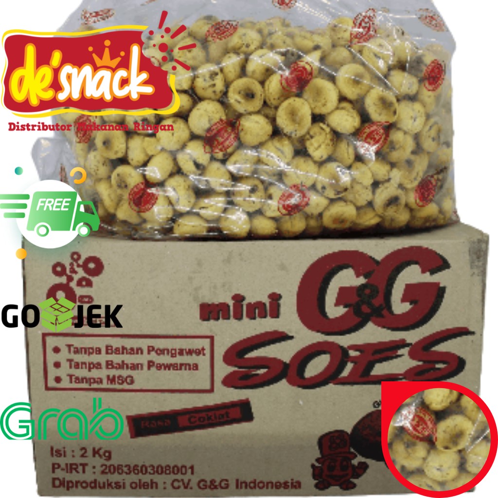 

DISTRIBUTOR/GROSIR/MAKANAN RINGAN/SNACK/CEMILAN/SOES KERING COKELAT MEREK GG KEMASAN 2 KG