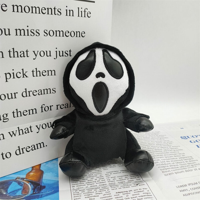 Mainan Boneka Hantu Death Face Bahan Plush Untuk Anak