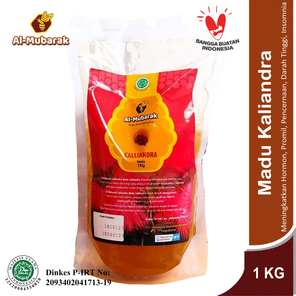 

MADU KALIANDRA AL-MUBARAK 1KG REFILL Madu Murni 100% Madu Asli 1 KG