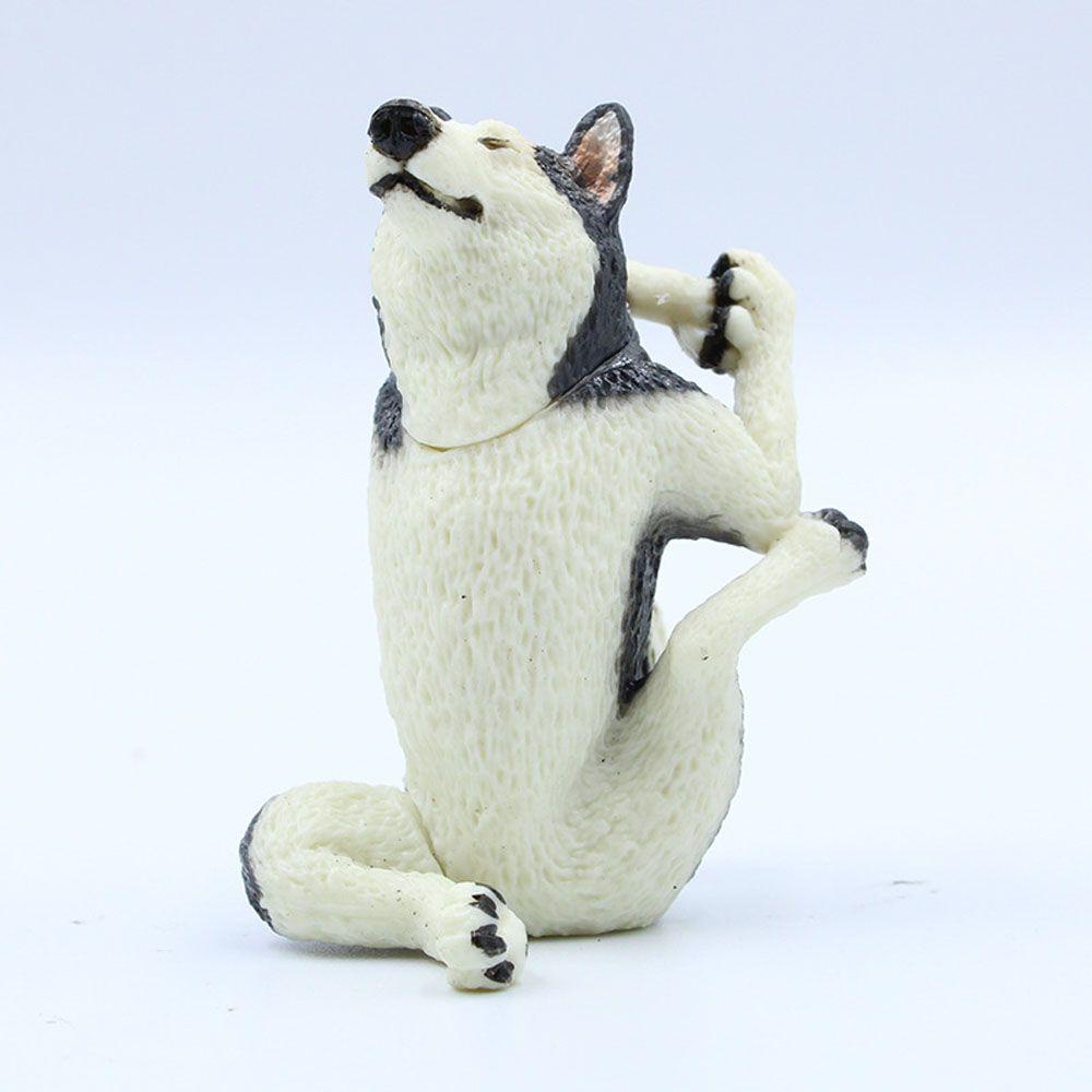 Agustina Dog Action Figure Husky Bulldog Hadiah Shiba Inu Lanskap Mikro Anime Lucu Dekorasi Rumah Patung Kecil Figure Ornamen