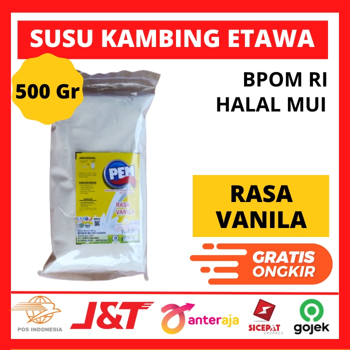 

Susu Kambing Etawa Bubuk 500 Gr Rasa Vanila Susu Bubuk Kambing Etawa