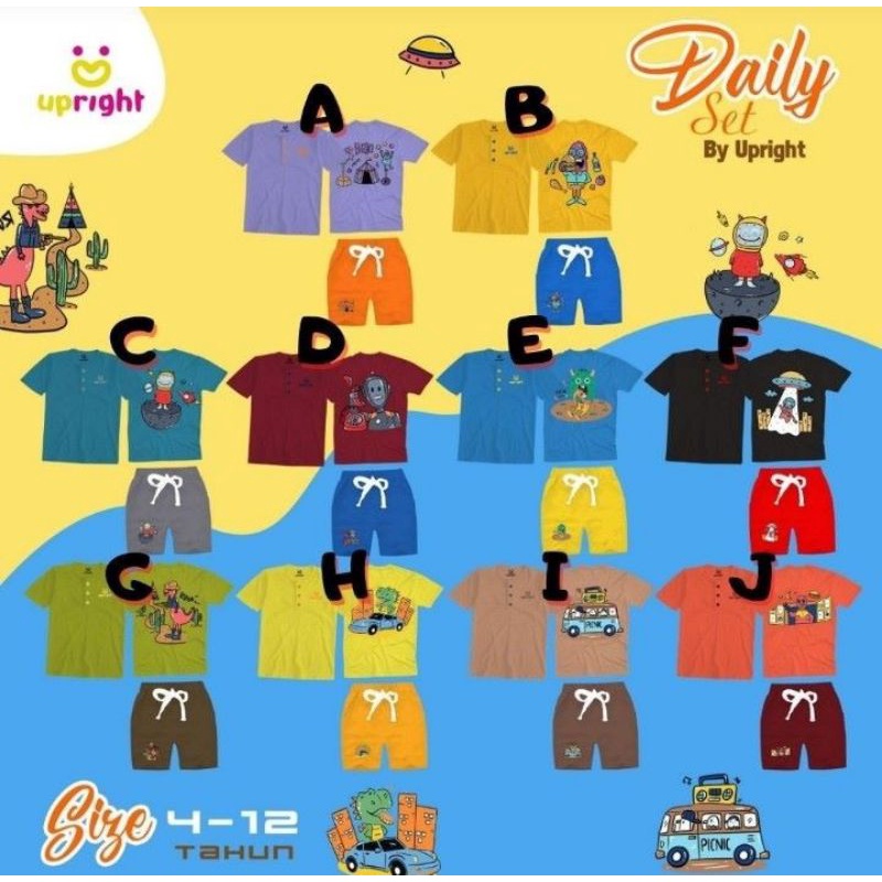 DAILY SET BY UPRIGHT / set anak